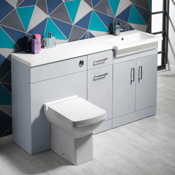 Eden Square 1500mm 1-Piece Basin Combination