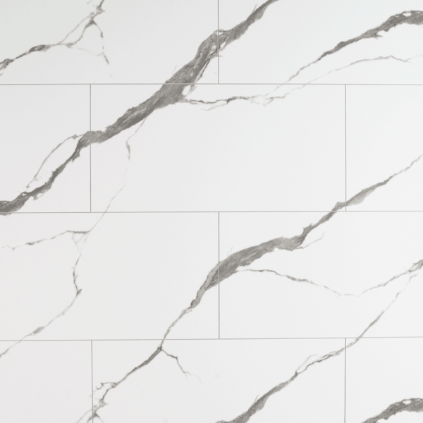 AquaGen White Marble (Tiled Design) - Single Panel