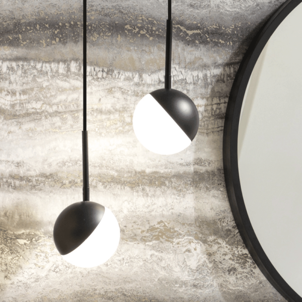 Globe Hanging Ceiling Light (Each) - ONLY suitable with the Oregon & Estoril Mirrors