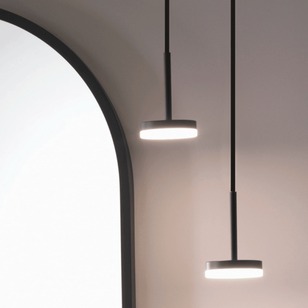 Slim Hanging Ceiling Light (Each) - ONLY suitable with the Oregon & Estoril Mirrors